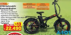 OLA EFB5 KATLANABİLİR ELEKTRİKLİ BİSİKLET